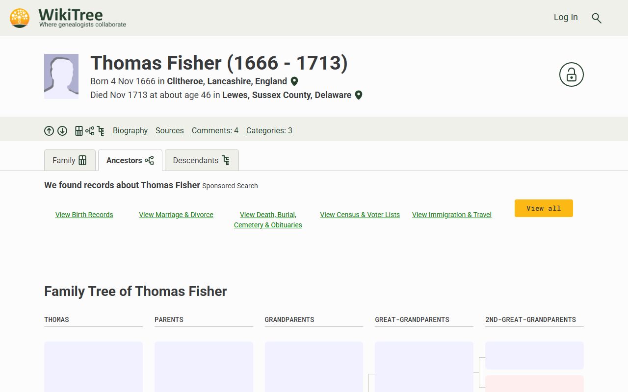 Lewes Delaware historical will example showing early probate court records